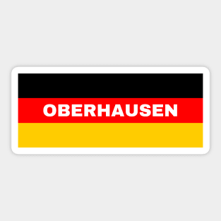 Oberhausen City in German Flag Sticker